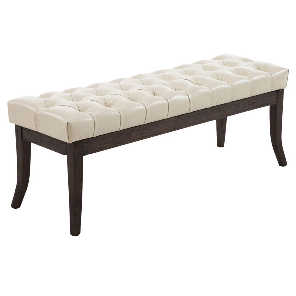 Banc ramses simili cuir antique-foncé 120