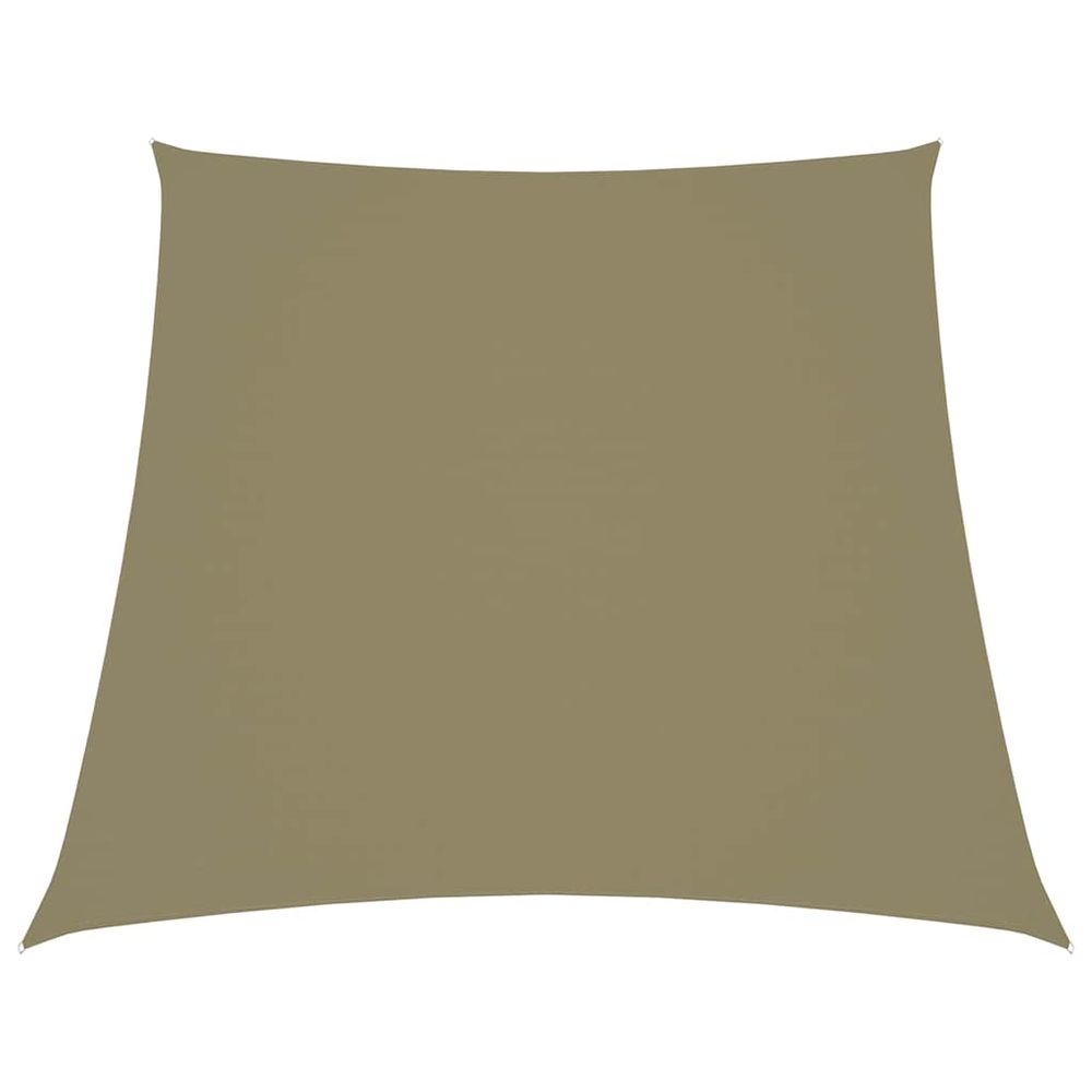 Voile de parasol tissu oxford trapèze 2/4x3 m beige