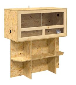 Terrarium marron 80 x 40 x 90 cm osb