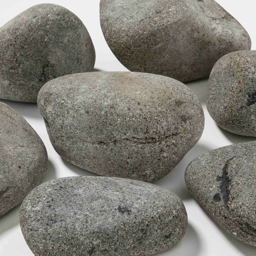 Galet noir / gris ebano 10-15 cm - filet de 15 kg - ro'ma nature