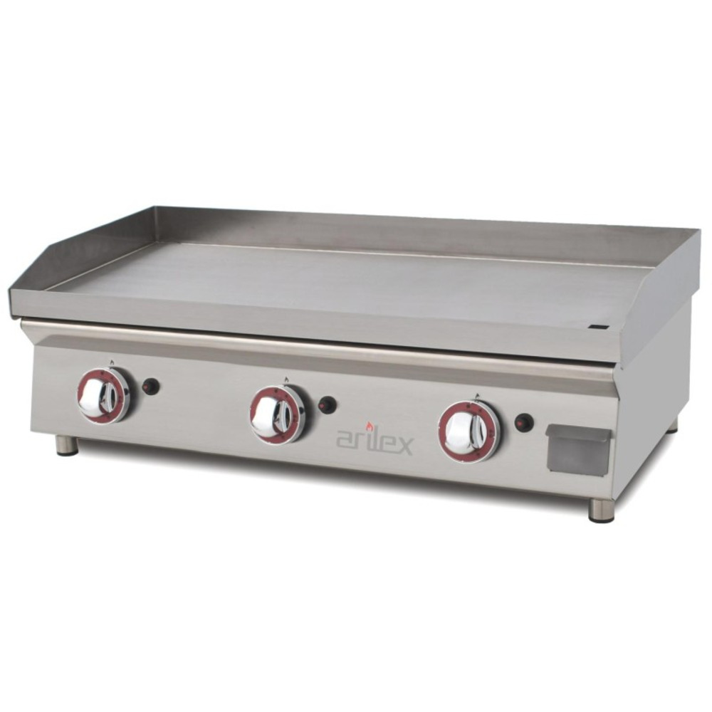 Plancha à gaz en acier rectifié - arilex