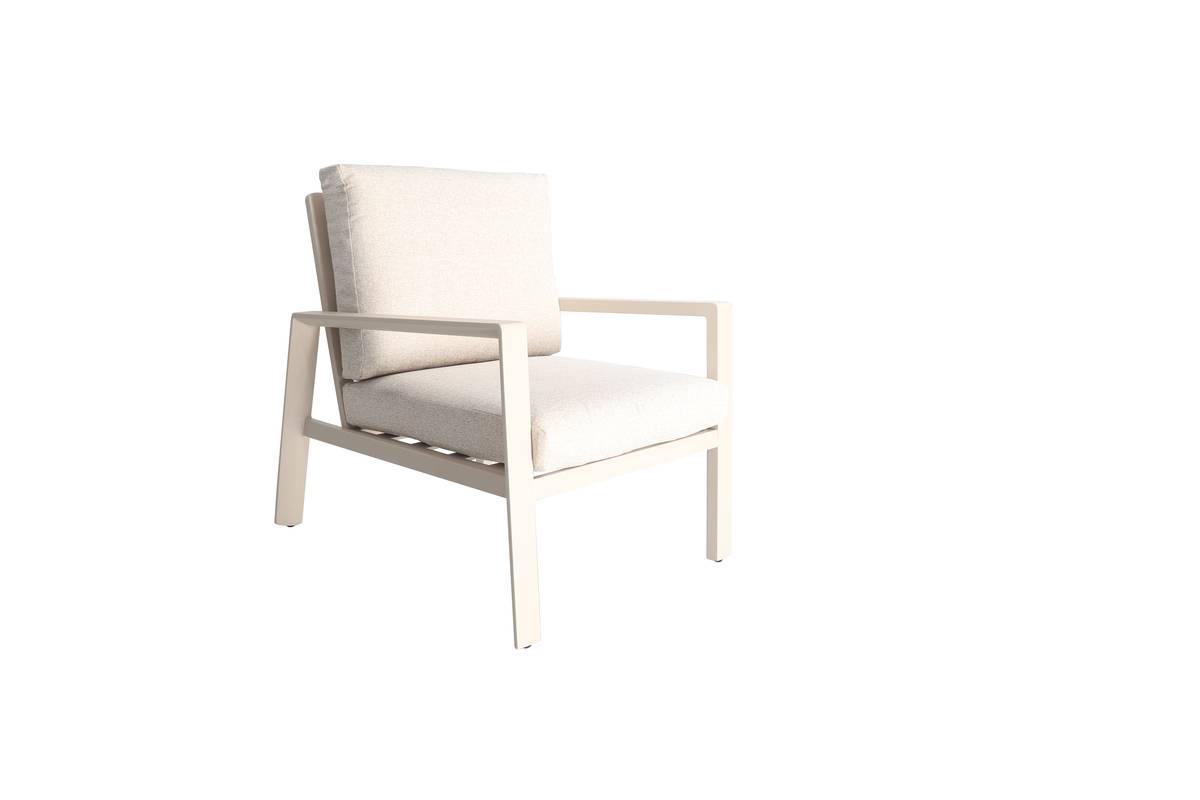 Fauteuil de salon de jardin luzane argile