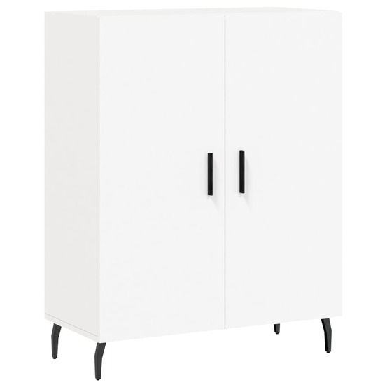 Buffet bahut commode armoire meuble de rangement organisateur cuisine salle de séjour salon 69,5 x 34 x 90 cm bois d'ingénier