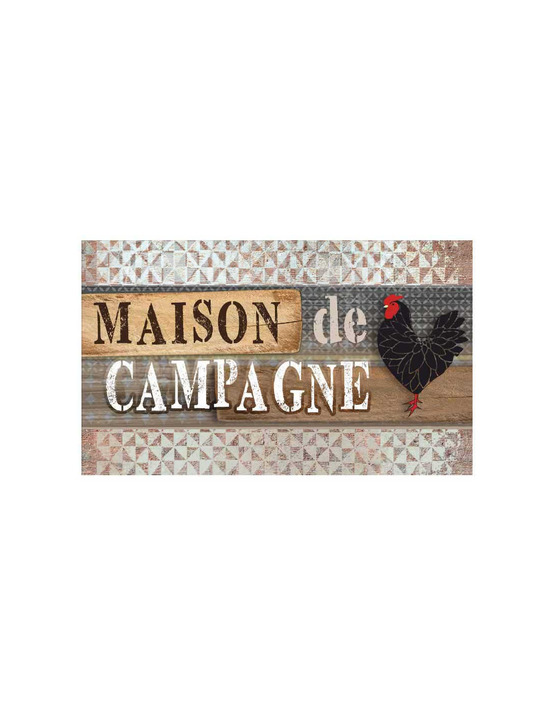 Tapis velvet maison de campagne 45 x 75 cm tapis velvet maison de campagne 45 x 75 cm - mercury