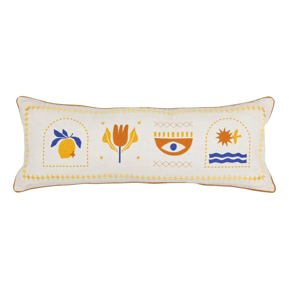 Coussin déco brodé 