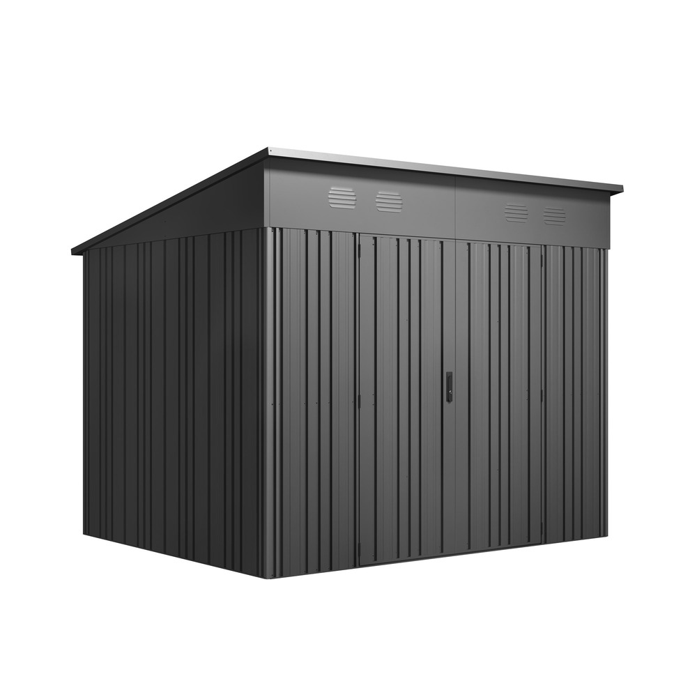 Abri pioneer y70 - 5,66m² - abri extérieur métallique - construction ironcore® - portes premium - anti-corrosion -10 ans de garantie
