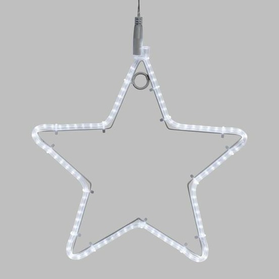 Etoile lumineuse 30cm 96 led blanc froid flash extérieur ip44 lotti