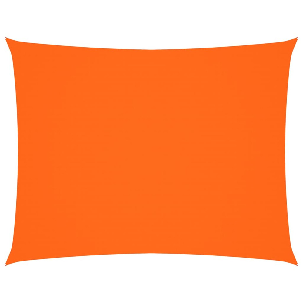 Voile de parasol tissu oxford rectangulaire 3,5x4,5 m orange