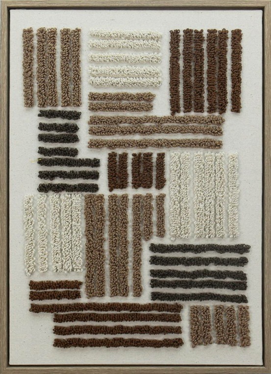 Toile 3d emir marron 50x70cm