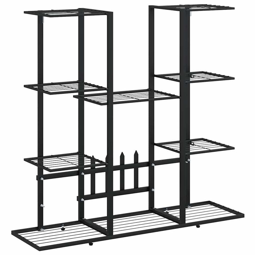 Support à plantes 94,5x25x89 cm noir fer