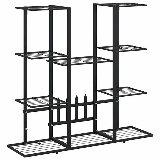 Support à plantes 94,5x25x89 cm noir fer