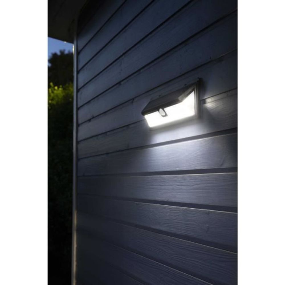Spot solaire mural - - g4565 - tres éclairant avec detecteur de presence - 300 lumens