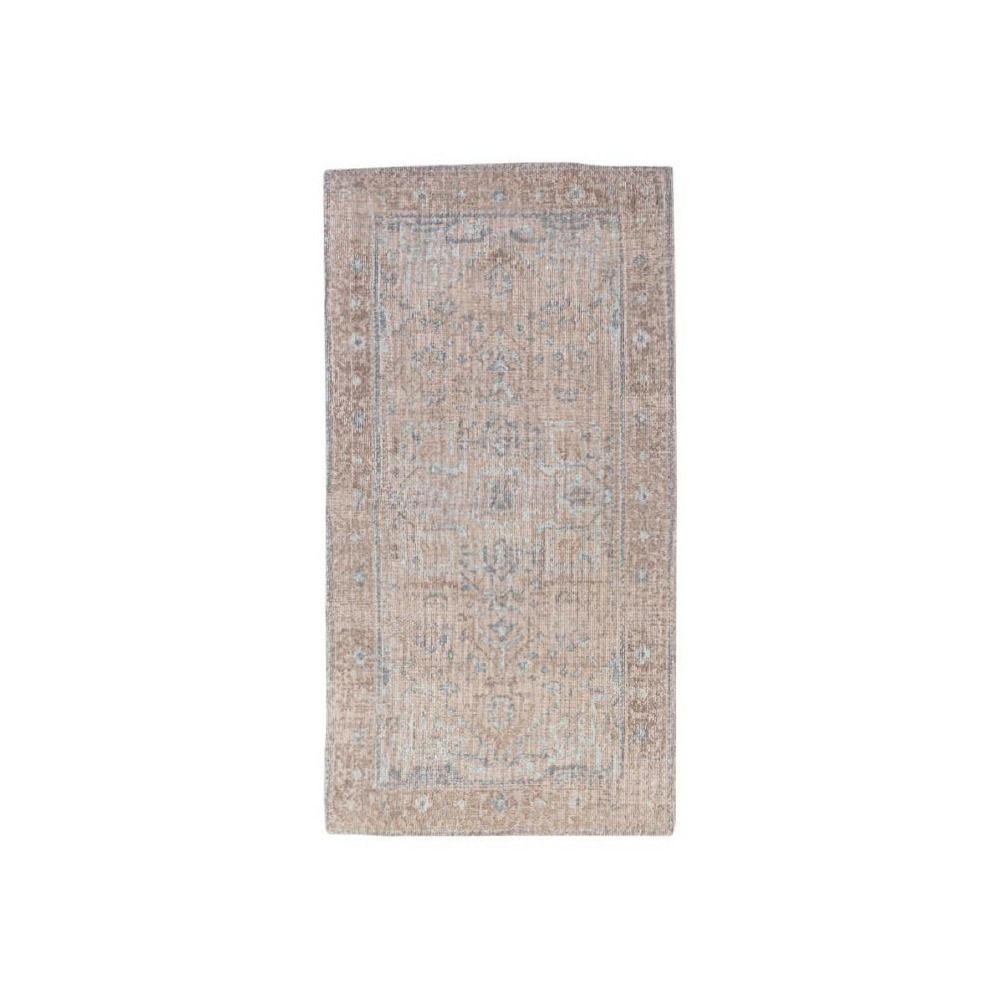 Tapis polyester (pes) marron - décoration d'autrefois