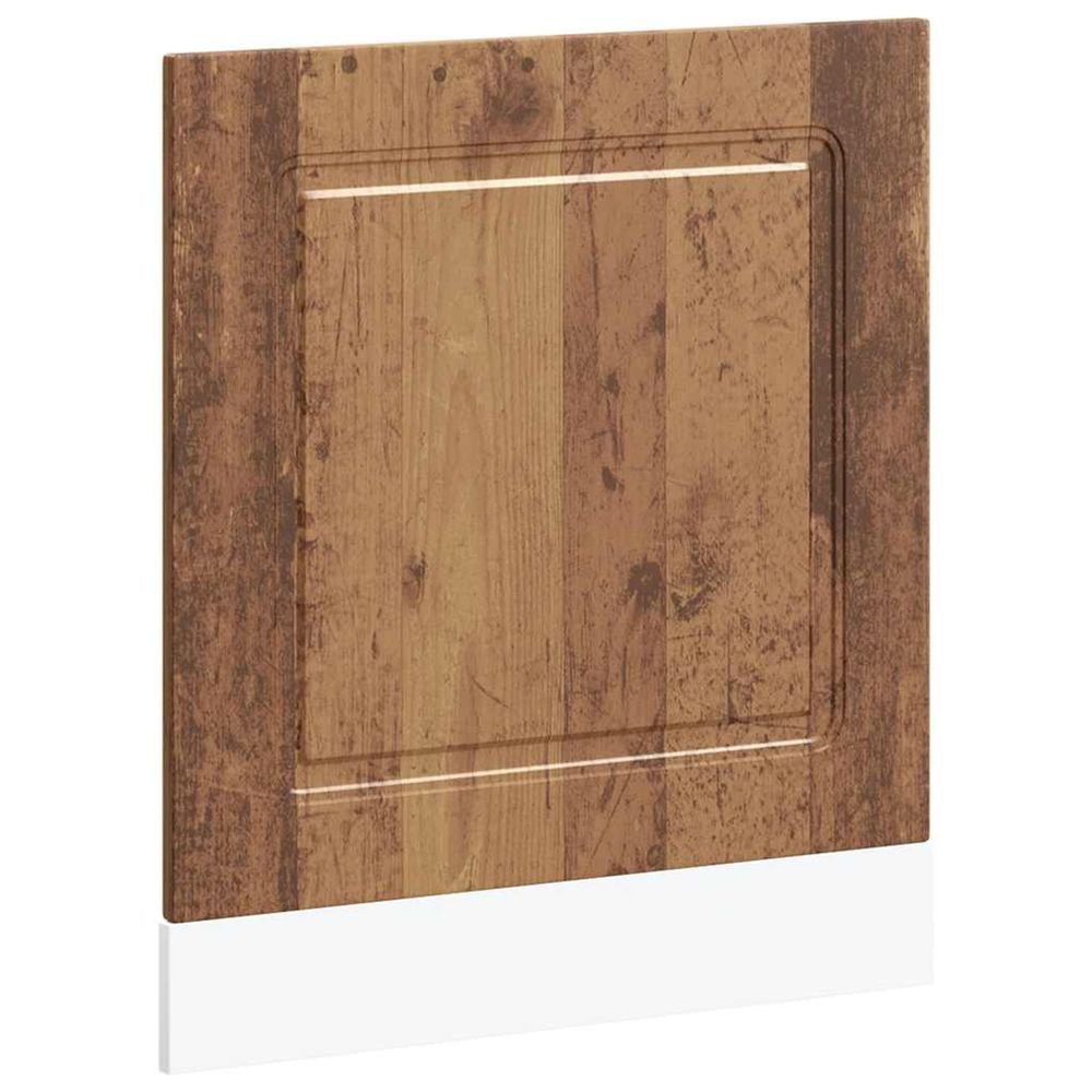 Panneau de lave-vaisselle kalmar vieux bois 60x1,5x57 cm