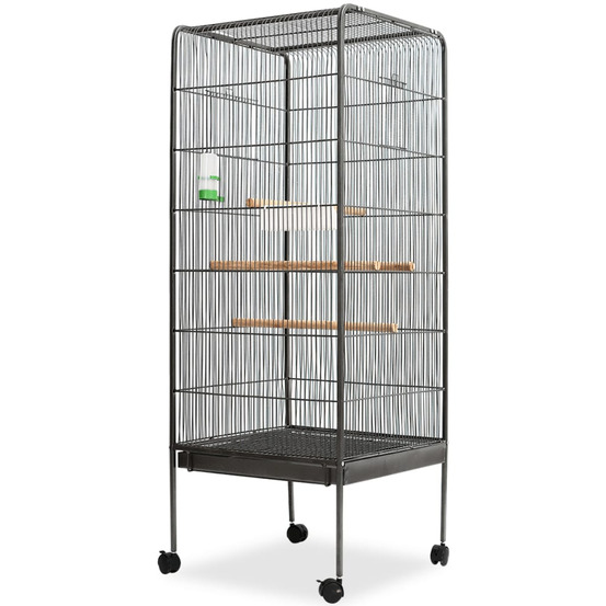 CAGE A OISEAUX ACIER NOIR 54 X-(867056)