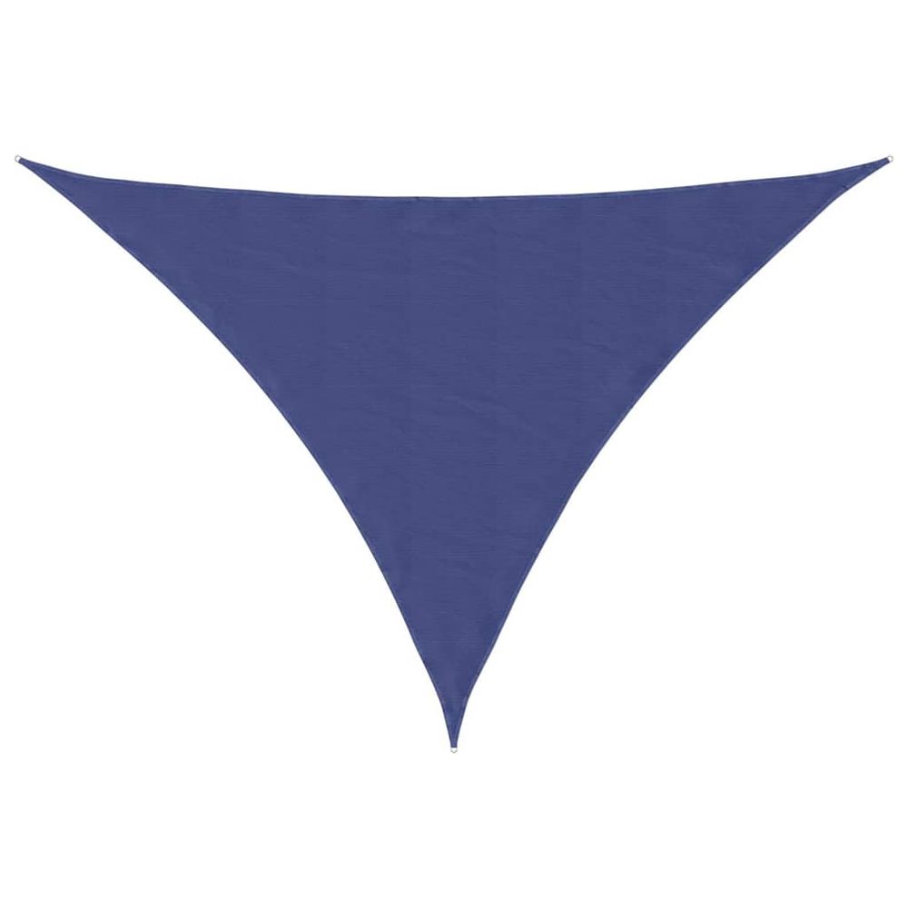 Voile de parasol tissu oxford triangulaire 4x5x5 m bleu