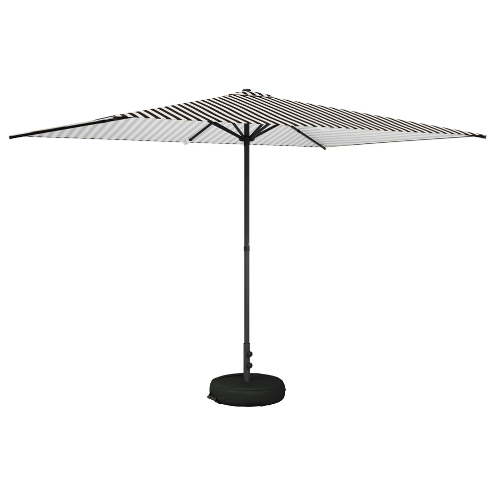Parasol de jardin 200 x 300 cm polyester rectangulaire