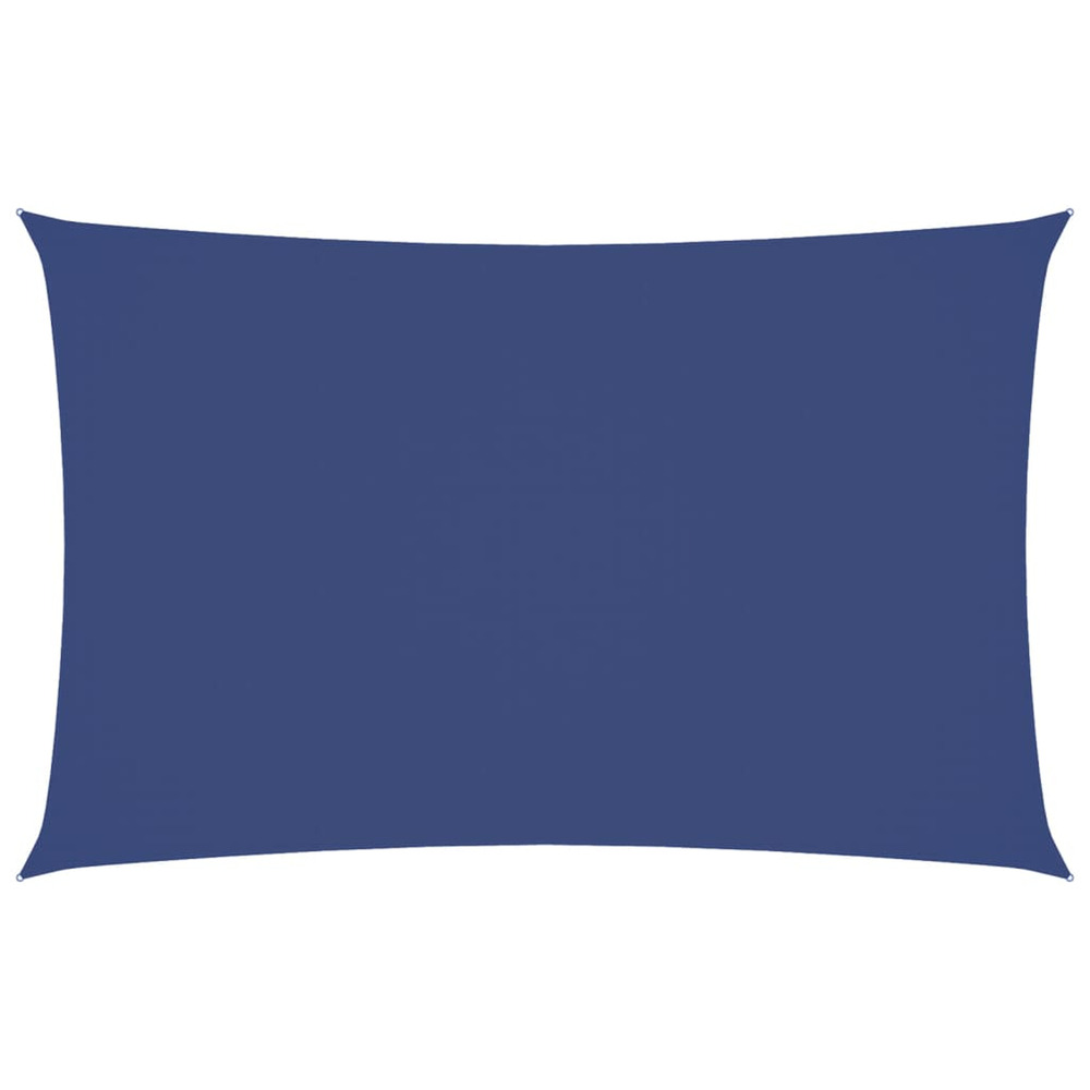 Voile de parasol tissu oxford rectangulaire 2,5x5 m bleu