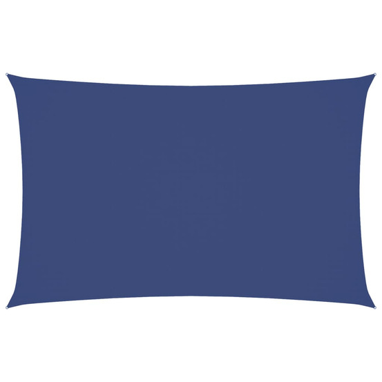 Voile de parasol tissu oxford rectangulaire 2,5x5 m bleu