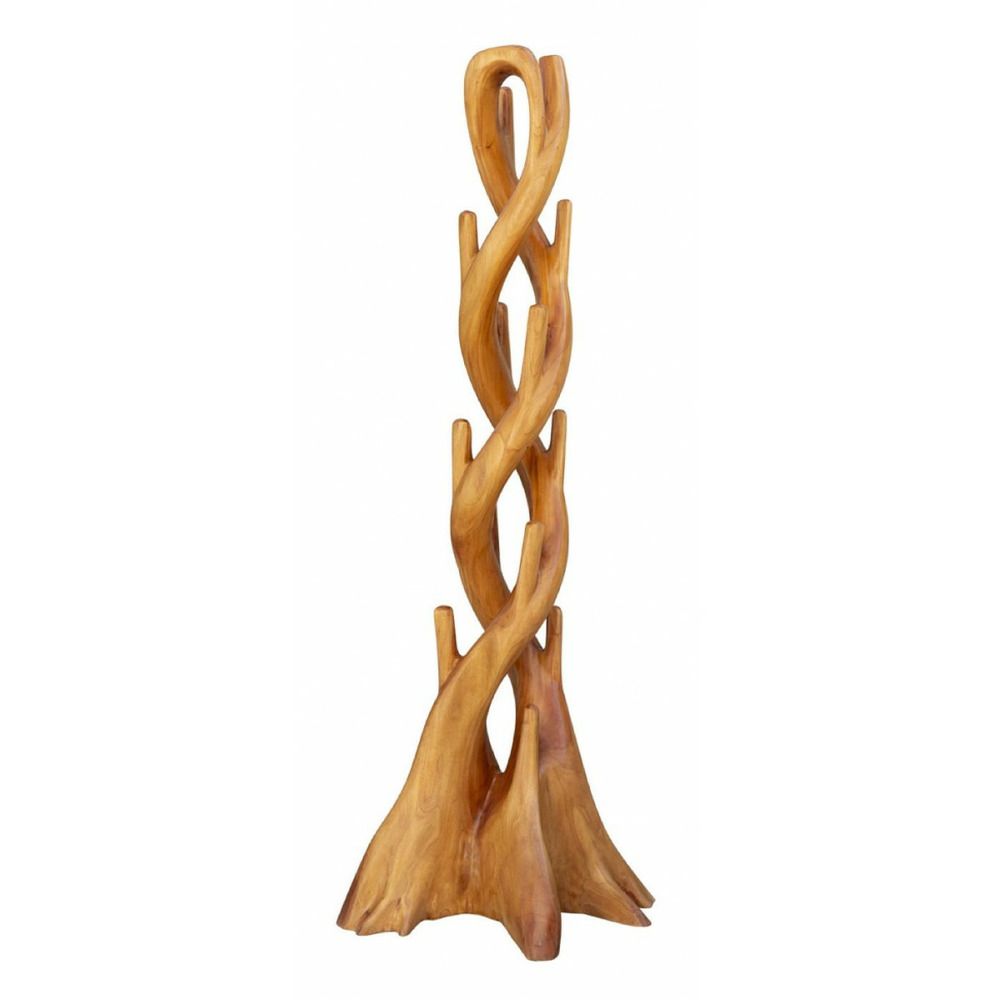 Sculpture bois marron - décoration d'autrefois