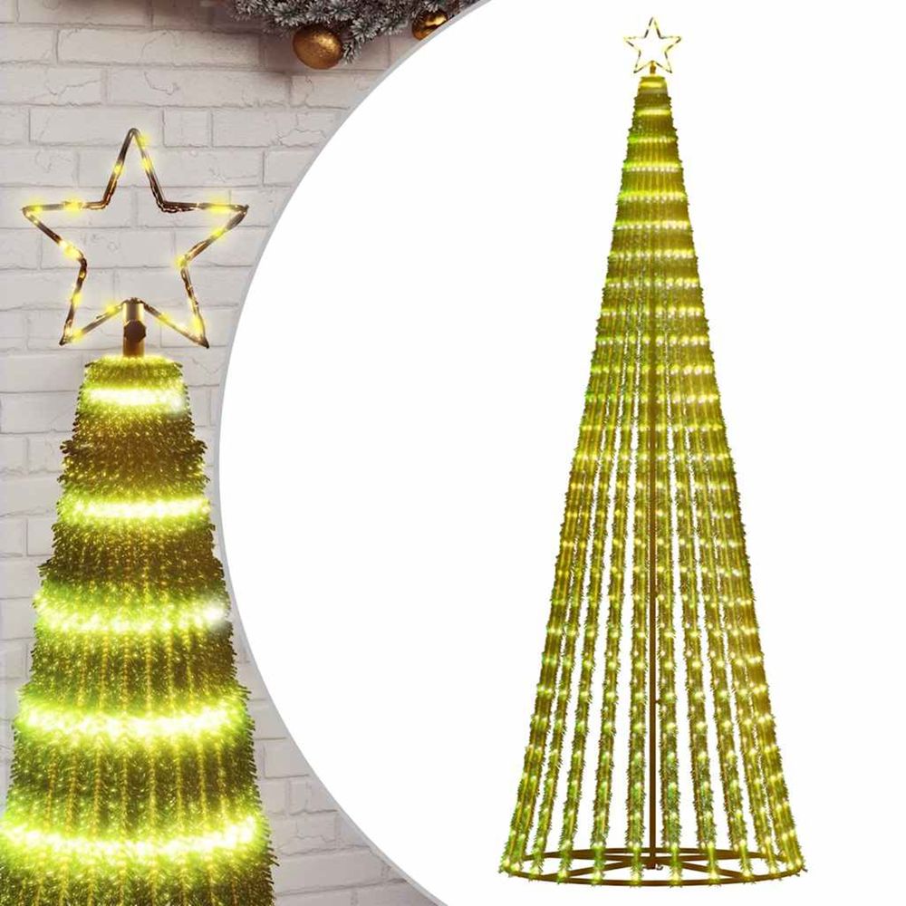 Sapin de noël à led 475 led blanc chaud 247 cm