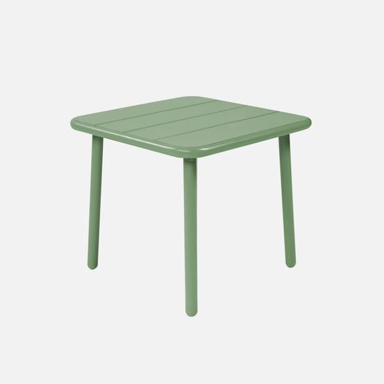Table basse de jardin carrée acier 45cm - amélia