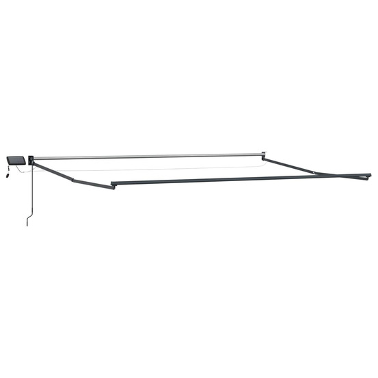 Cadre de store rétractable électrique anthracite 4 × 3 m