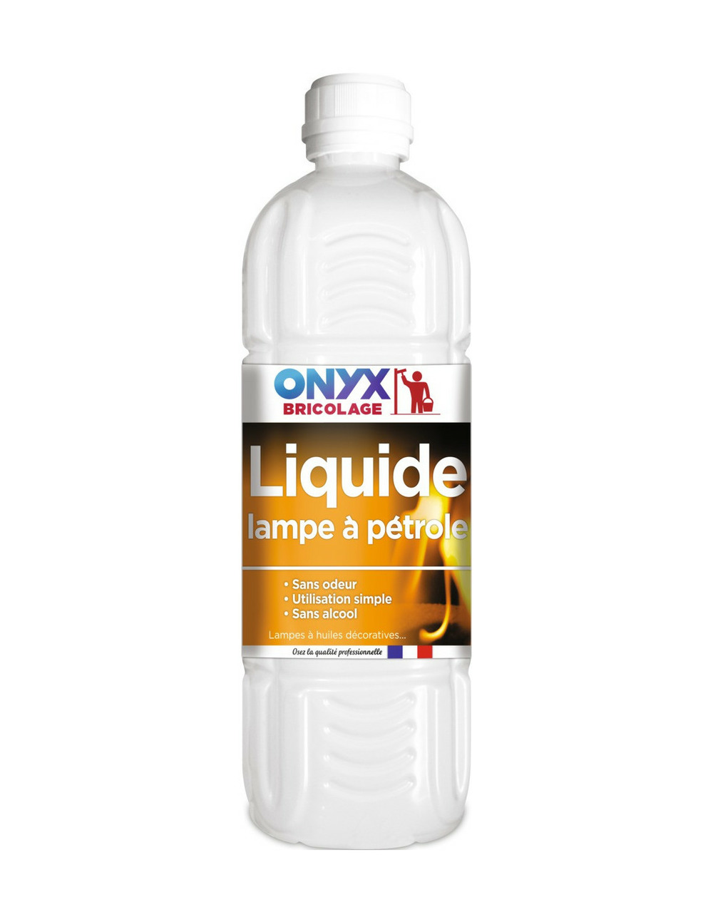 Liquide pour lampe à pétrole neutre flacon 1 litre - onyx