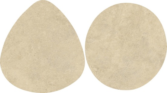 Carrelage effet pierre calcaire beige sable galets xl 59,5x59,5x2 cm rocalta - sol extérieur (vendu par carton de 0,511 m²) - ro'ma