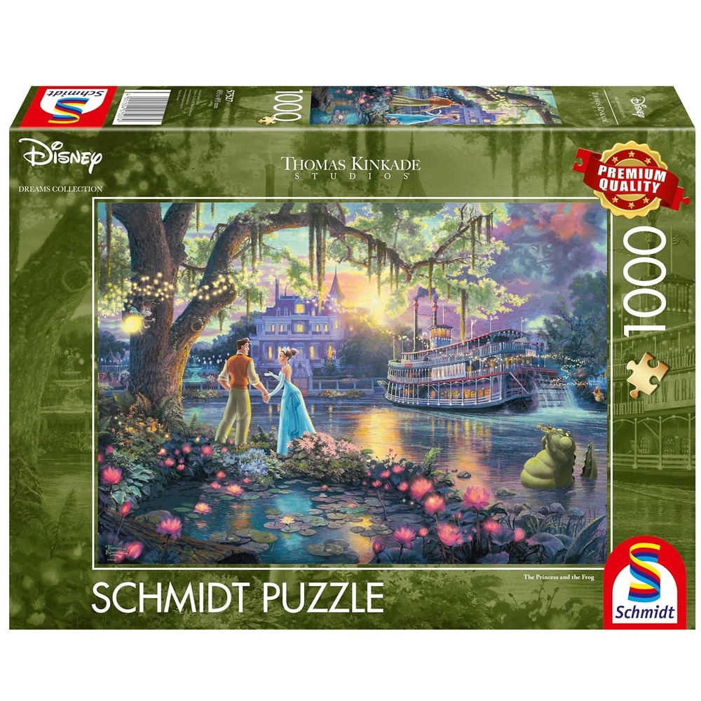 Puzzle la princesse et la grenouille 1000 pcs