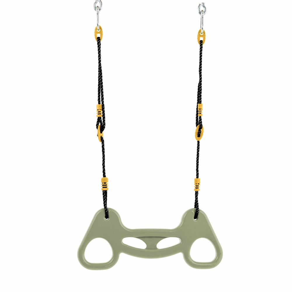 Trapèze 3 en 1 pour portique h190-250 cm vert kaki