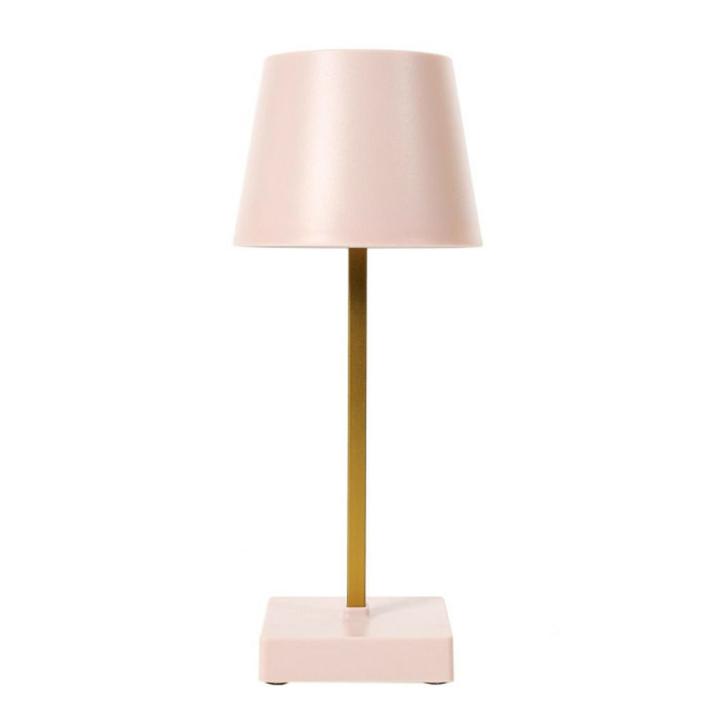 Lampe à poser led tactile 26cm rose