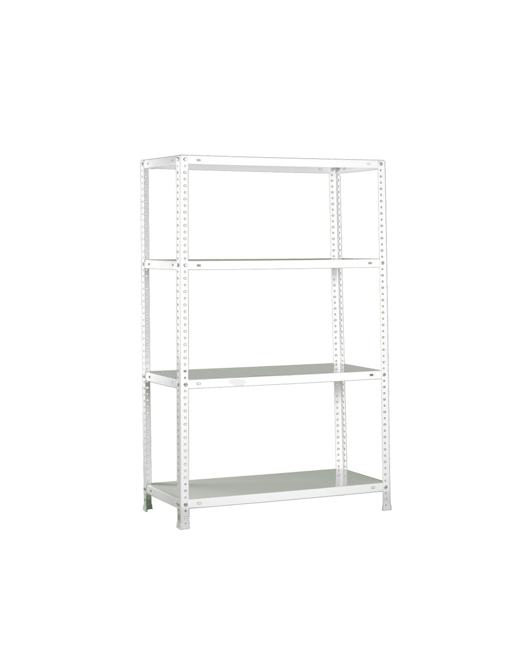 Etagère légère avec vis comfort plus 4/400 blanc blanc 1500x1000x400 - simonrack