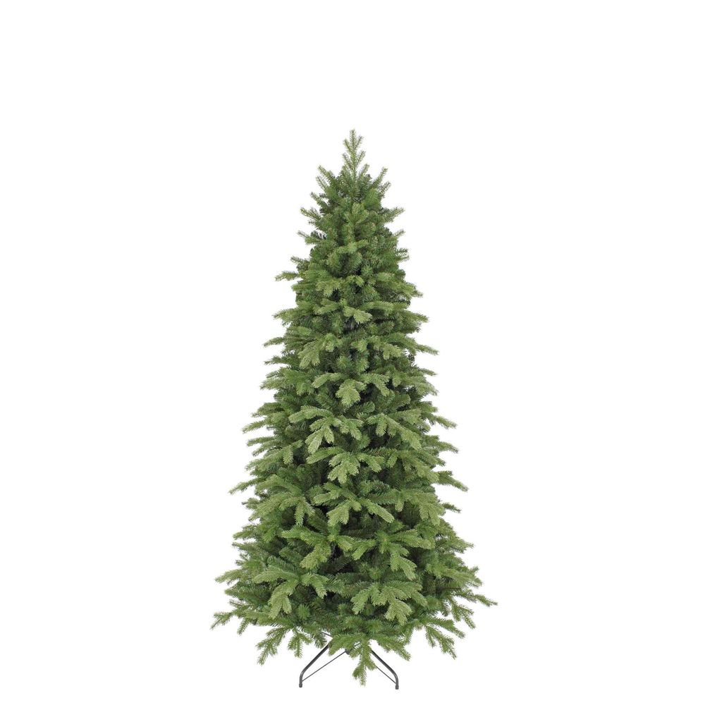 Triumph tree arbre de noël artificiel sherwood - 107x107x185 cm - pvc - vert