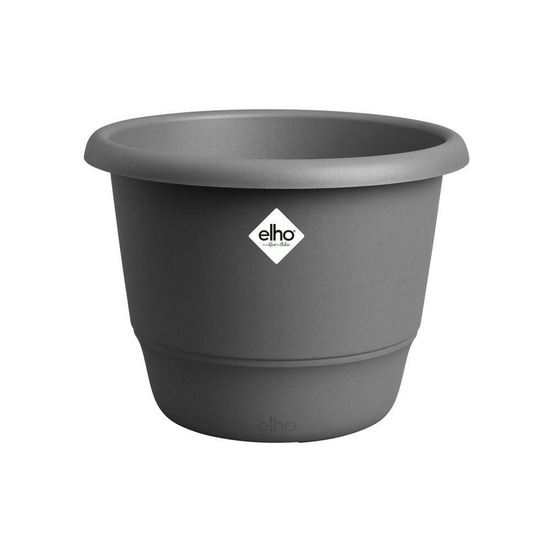 Pot de fleur rond - elho - amiga rond 55 - 55 l - ø 55 x h 51 cm - noir - extérieur
