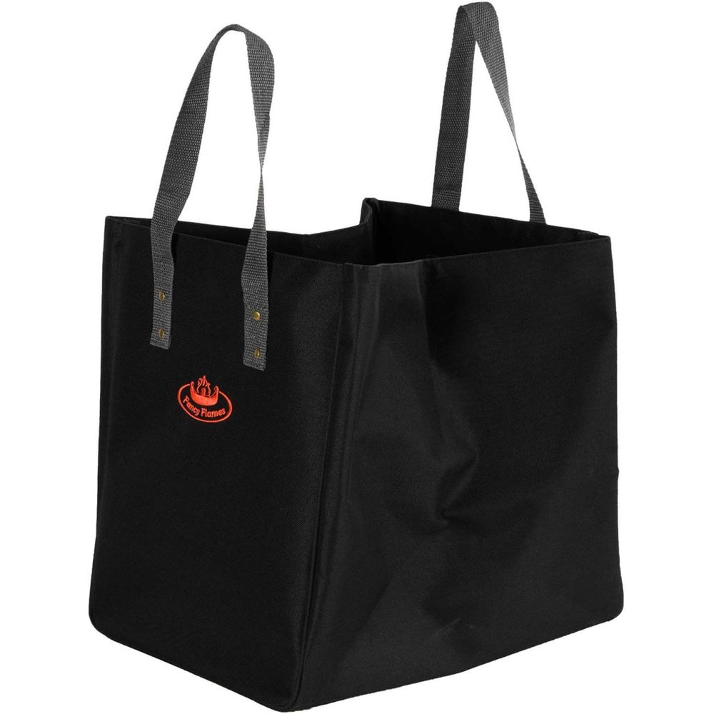 Sac à bûche en tissu flames