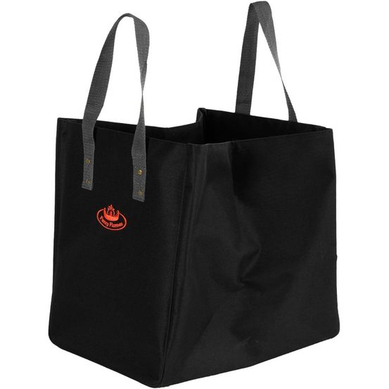 Sac à bûche en tissu flames