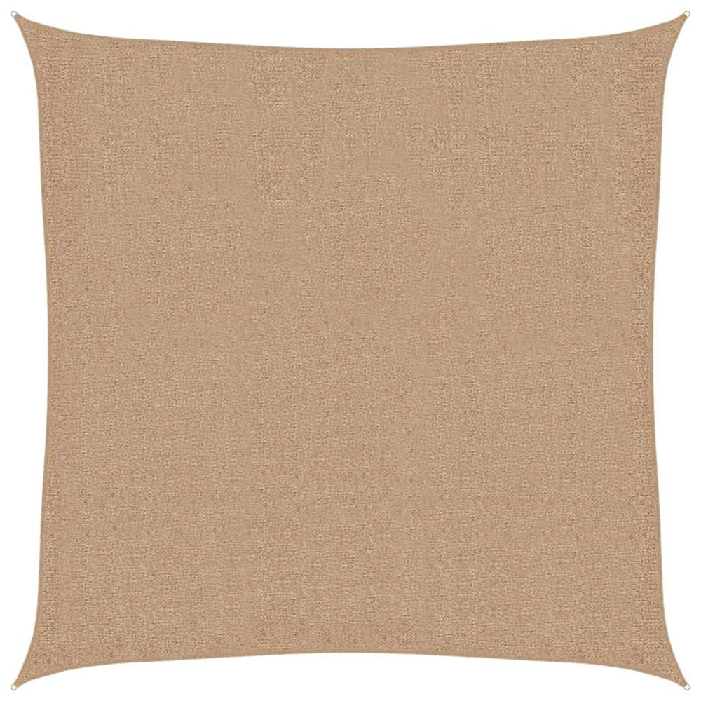 Voile d'ombrage 160 g/m² taupe 3x3 m pehd
