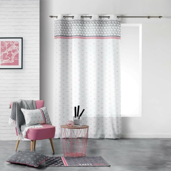 Panneau oeillets rideau voile collection mirades