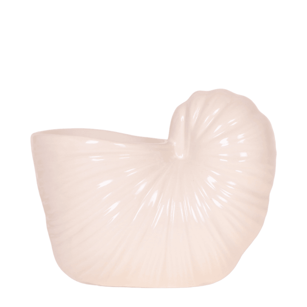 Cache-pot shellfish blanc cassé - ø9 cm x h15 cm