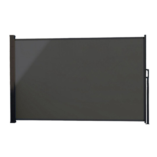 Brise vue déroulant, paravent extérieur extensible 300 x 150 cm saltillo