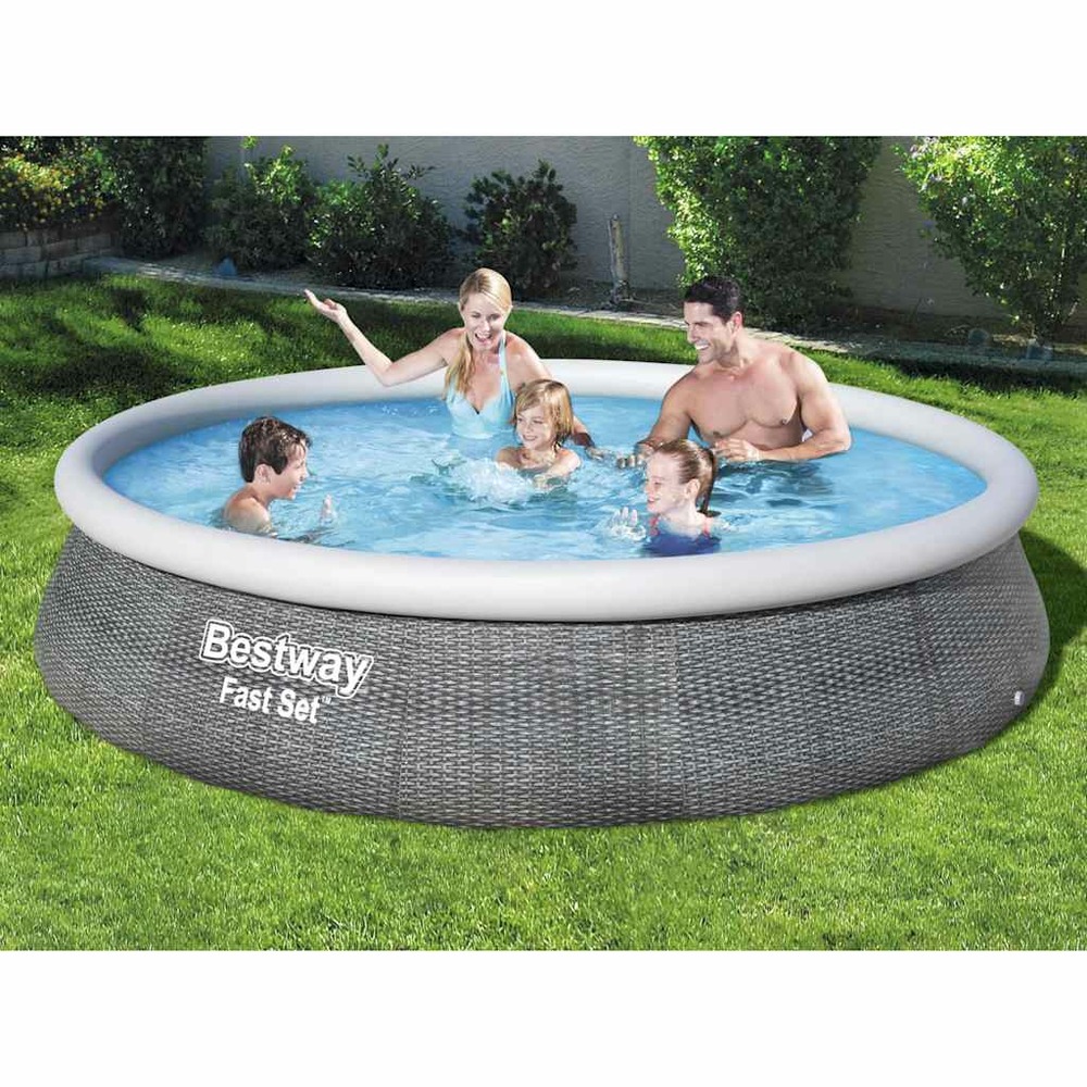 Ensemble de piscine gonflable fast set avec pompe 396x84 cm