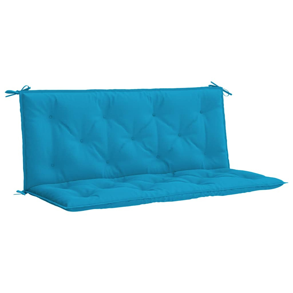 Coussin de banc de jardin bleu clair tissu oxford