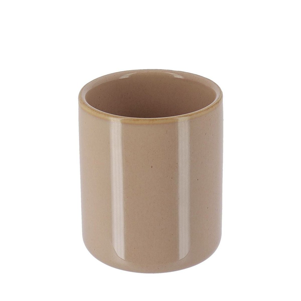 Gobelet gres laque - beige