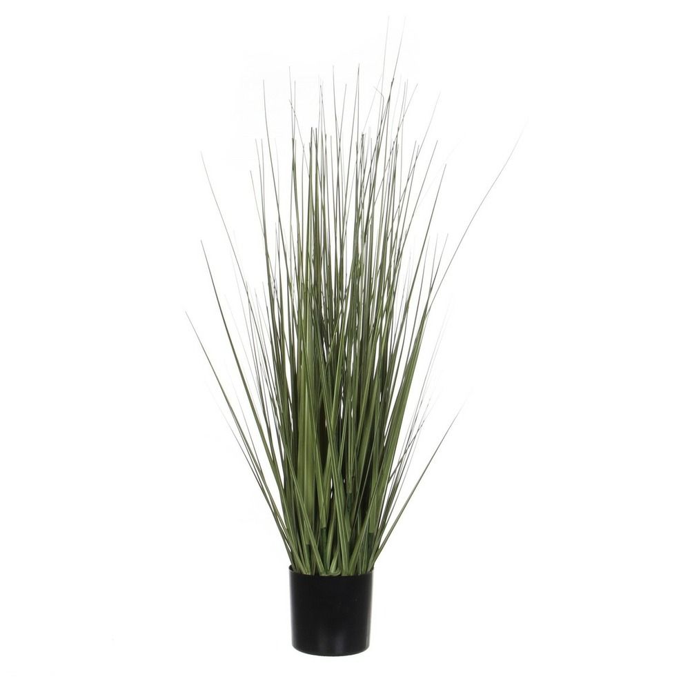Mica decorations plante artificielle herbe - h85-95 x ø35 cm - vert