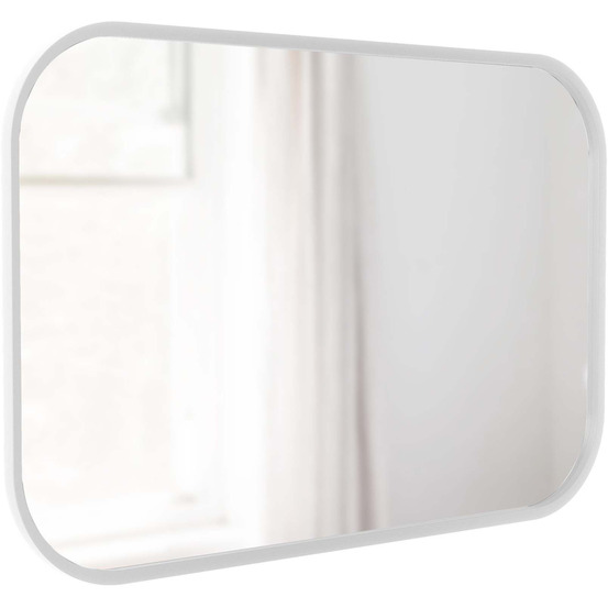 Miroir rectangulaire rebord caoutchouc 61 x 91 cm hub
