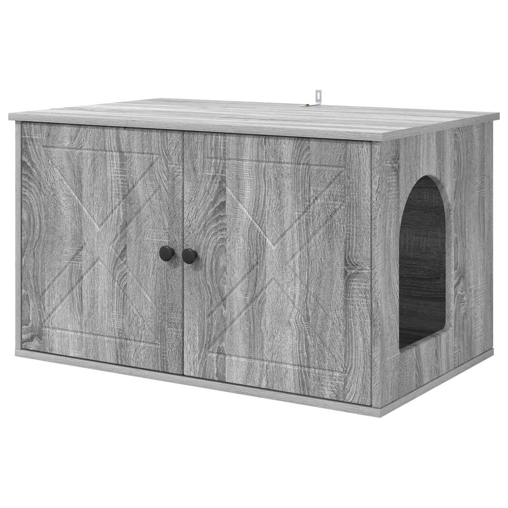 Maison pour chat sonoma gris 85 x 55 x 50,5 cm