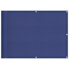 Écran de balcon bleu 75x800 cm 100% polyester oxford