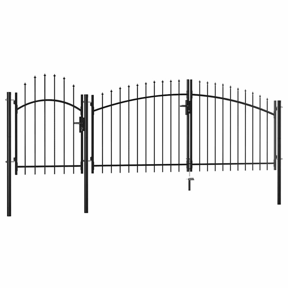 PORTAIL DE JARDIN ACIER 1.5 X-(864109)