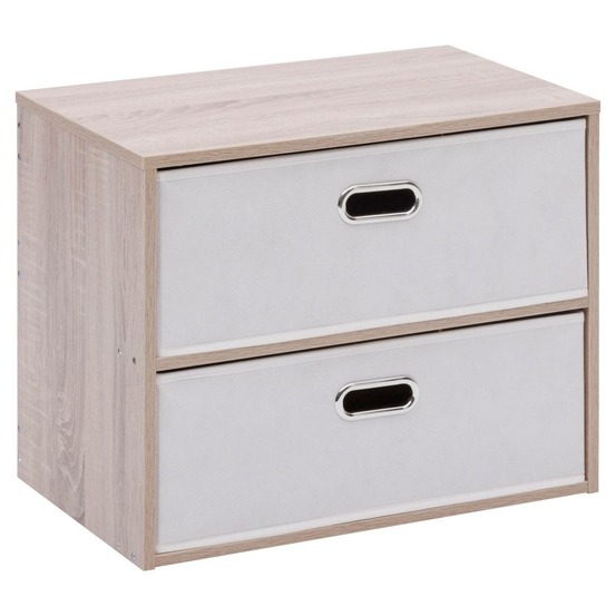 5five - commode dress up 2 tiroirs beige